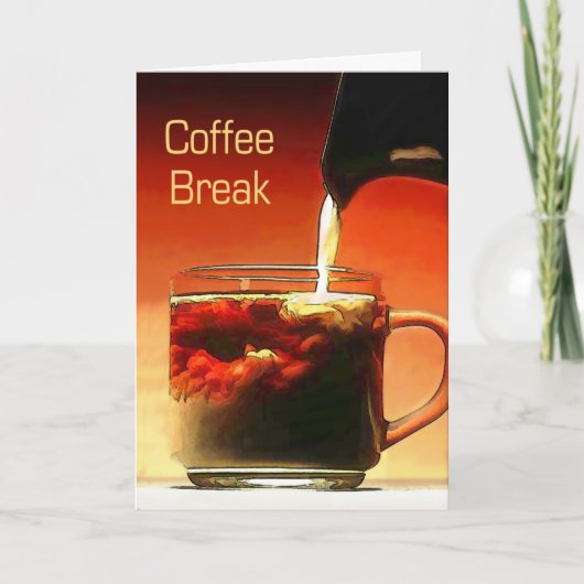 Stromende Room in Koffiepauze (Voorkant)