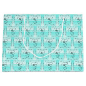 Stromende schoonheid Aqua Horizontale cadeautas (Voorkant)