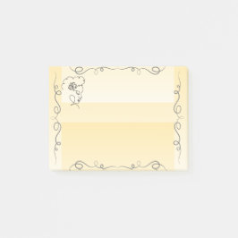 Stromende schoonheid Goldenrod Sticky Notes