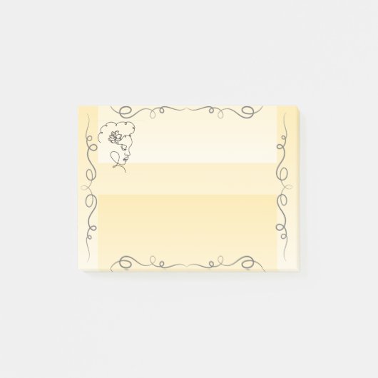 Stromende schoonheid Goldenrod Sticky Notes (Voorkant)