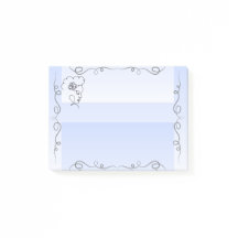 Stromende schoonheid Periwinkle Sticky Notes