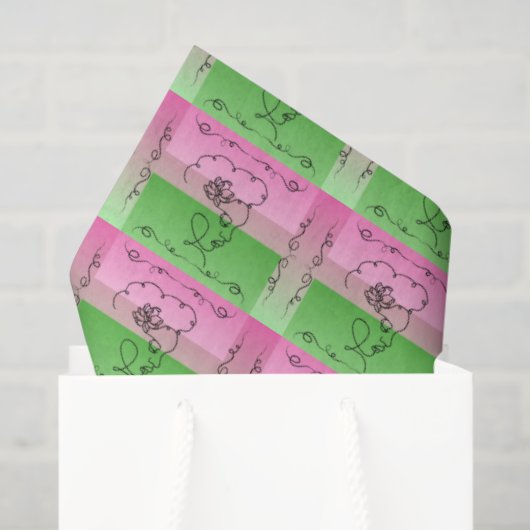 Stromende Schoonheid Roselle Tissue Papier (Cadeauzakje)