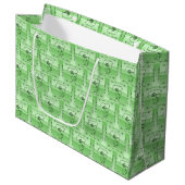 Stromende schoonheid salie horizontale cadeautas (Voorkant Gekanteld)