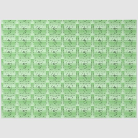 Stromende schoonheid Vloeipapier van Sage Tissuepapier (Voorkant)