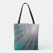 stromende stralen tote bag (Achterkant)