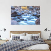 stromende stroom canvas afdruk (Insitu (Slaapkamer))