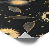 Stromende tak zonne-eclips poster (Hoek)