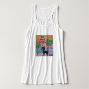 , stromende vrouwen, tanktop chihuahua sunset