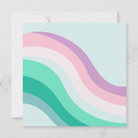 stromende waterverf kaart (Achterkant)