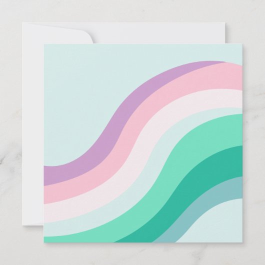 stromende waterverf kaart (Voorkant)