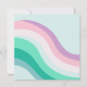 stromende waterverf kaart