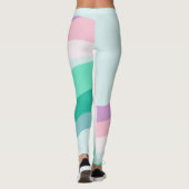 stromende waterverf leggings (Achterkant)