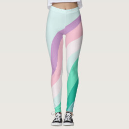 stromende waterverf leggings