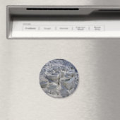 Stromende witte rotsen magneet (Insitu (Vaatwasser))