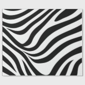 stromende zebrastrepen cadeaupapier (Vlak)