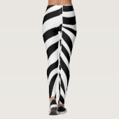 stromende zebrastrepen leggings (Achterkant)