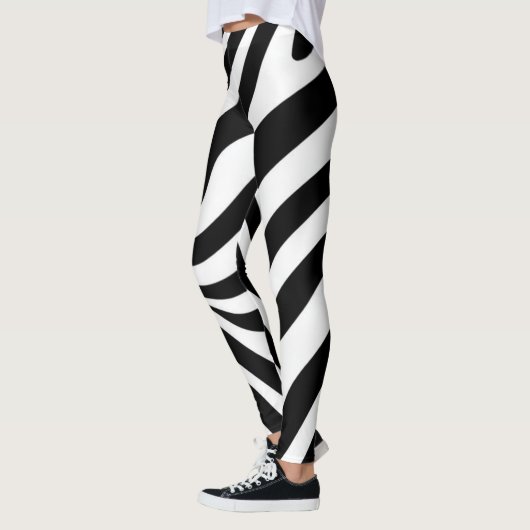 stromende zebrastrepen leggings (Links)