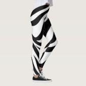 stromende zebrastrepen leggings (Rechts)