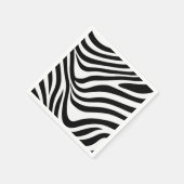 stromende zebrastrepen servet (Hoek)
