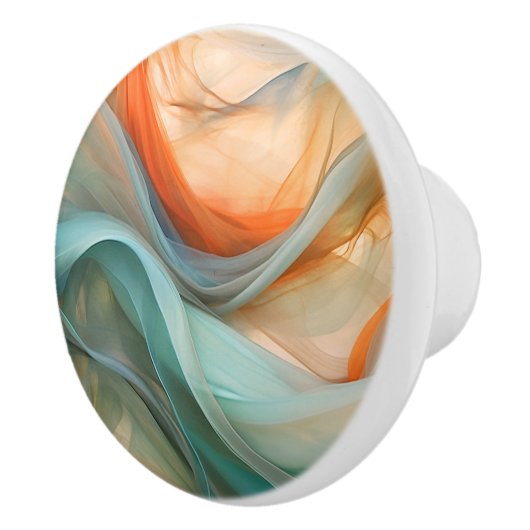 Stromende zijde Abstracte keramische knop (Rechts)