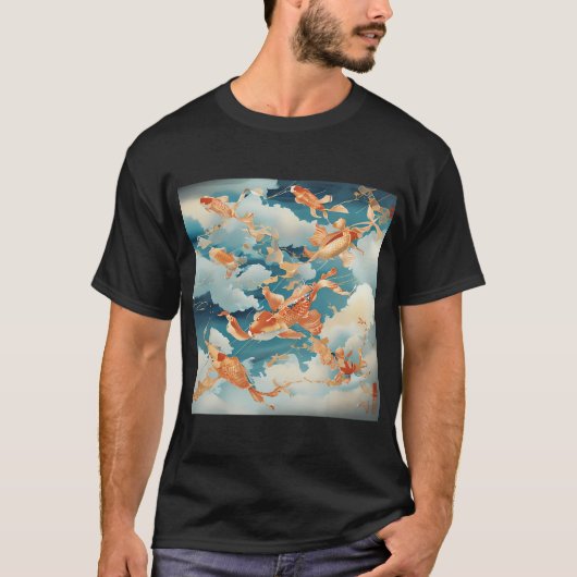Stromingen van de lucht t-shirt (Voorkant)