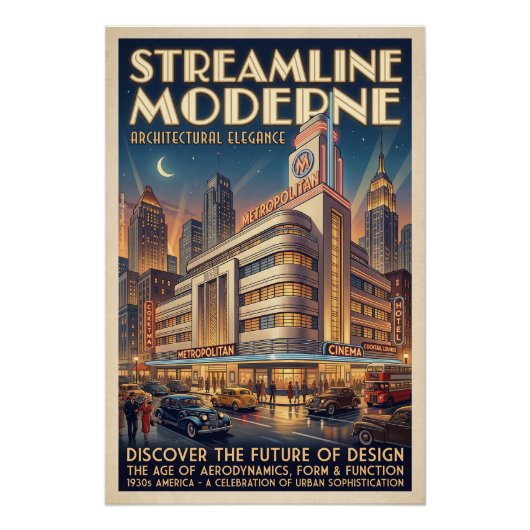 Stromlinien-Architektur Perfect Poster (Voorkant)
