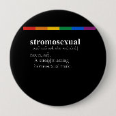 STROMOSEXUAL RONDE BUTTON 4,0 CM (Voorkant)