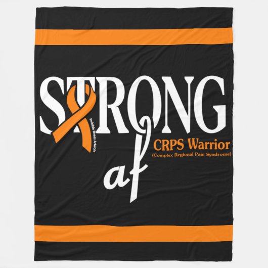 STRONG af...CRPS Fleece Deken (Voorkant)