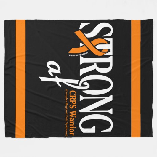 STRONG af...CRPS Fleece Deken (Voorkant (Horizontaal))