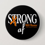 STRONG af...RSD-Button Ronde Button 7,6 Cm (Voorkant)