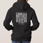STRONG ALS MOEDERHAAT HOODIE (Achterkant)