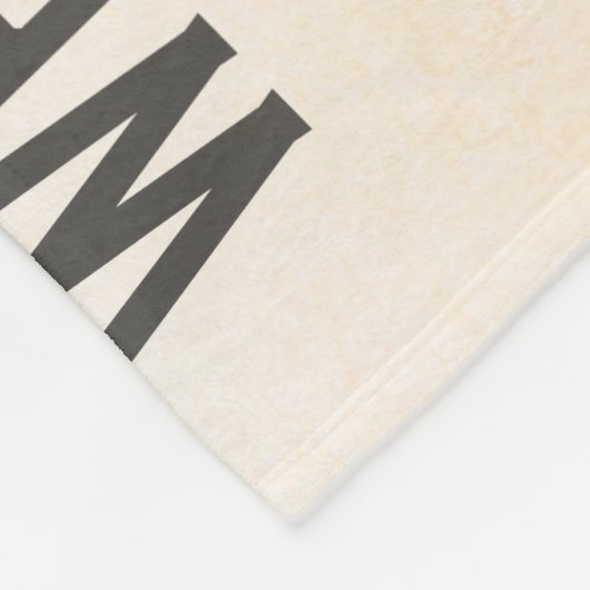 Strong and Courageous Joshua 1:9 Bible Fleece Deken (Hoek)