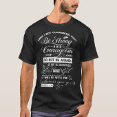 Strong and Courageous Religious Belief Conviction T-shirt (Voorkant)