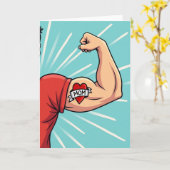 Strong Arm Love Tattoo Kaart (Gele Bloem)