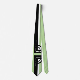 STRONG ART DECO LIME GREEN door Slipperywindow Stropdas