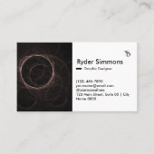 Strong Artistic Modern Abstract Graphic Clean Visitekaartje (Voorkant)