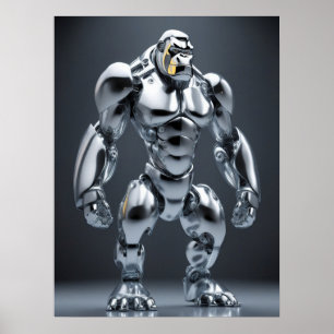 Strong-as-Steel Ape Poster