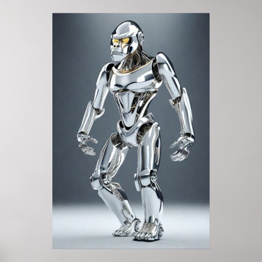 Strong-as-Steel Ape Poster v2 (Voorkant)