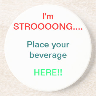 STRONG Beverage Holder Zandsteen Onderzetter