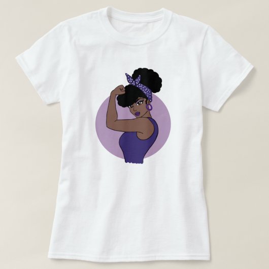 Strong Black Woman T-Shirt (Design voorkant)
