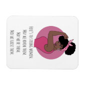 Strong Black Women Photo Magnet Magneet (Horizontaal)