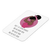 Strong Black Women Photo Magnet Magneet (Linkerzijde)