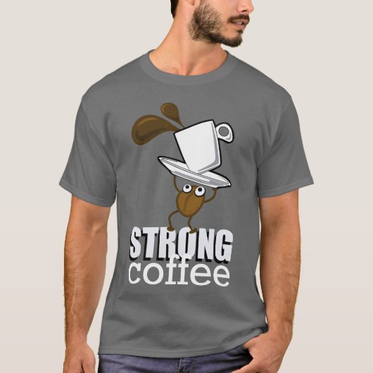 Strong Coffee family T-shirt (Voorkant)