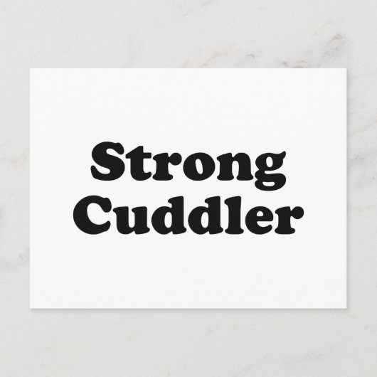 Strong Cuddler Briefkaart (Voorkant)
