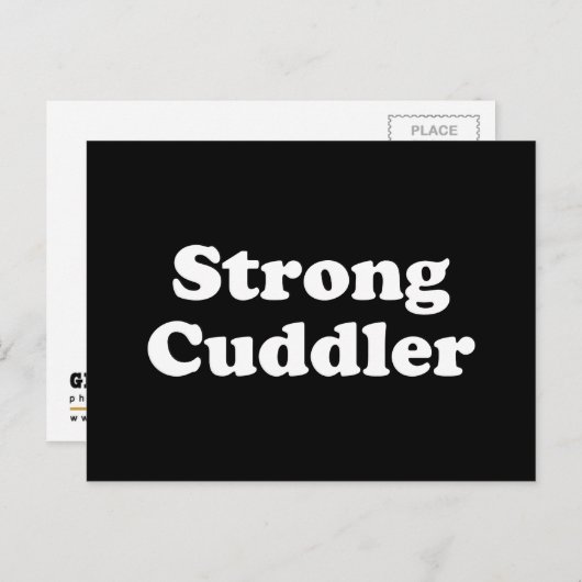 Strong Cuddler Briefkaart (Voorkant / Achterkant)