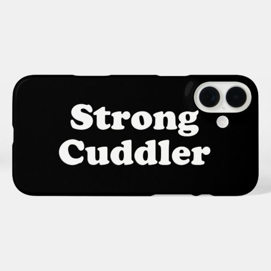 Strong Cuddler Case-Mate iPhone Case (Achterkant (horizontaal))