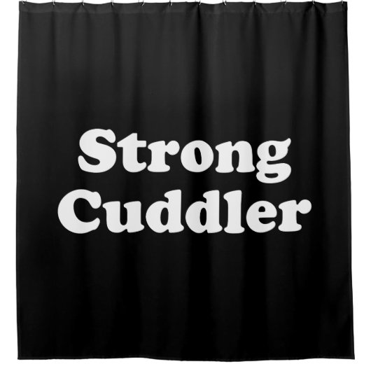 Strong Cuddler Douchegordijn (Voorkant)