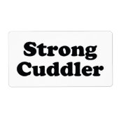 Strong Cuddler Etiket (Voorkant)