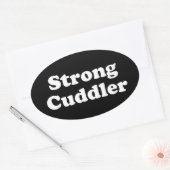 Strong Cuddler Ovale Sticker (Envelop)