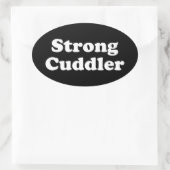 Strong Cuddler Ovale Sticker (Tas)